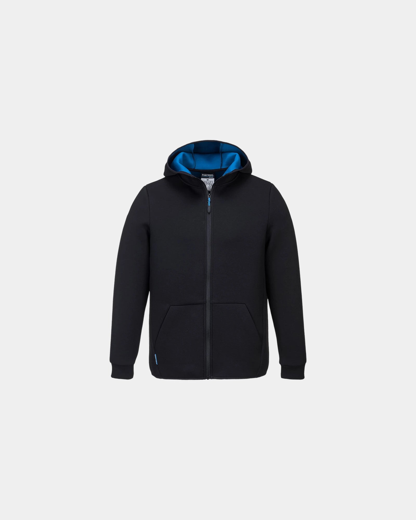 Veste de travail technique KX3 à personnaliser - Noir-Bleu Ciel